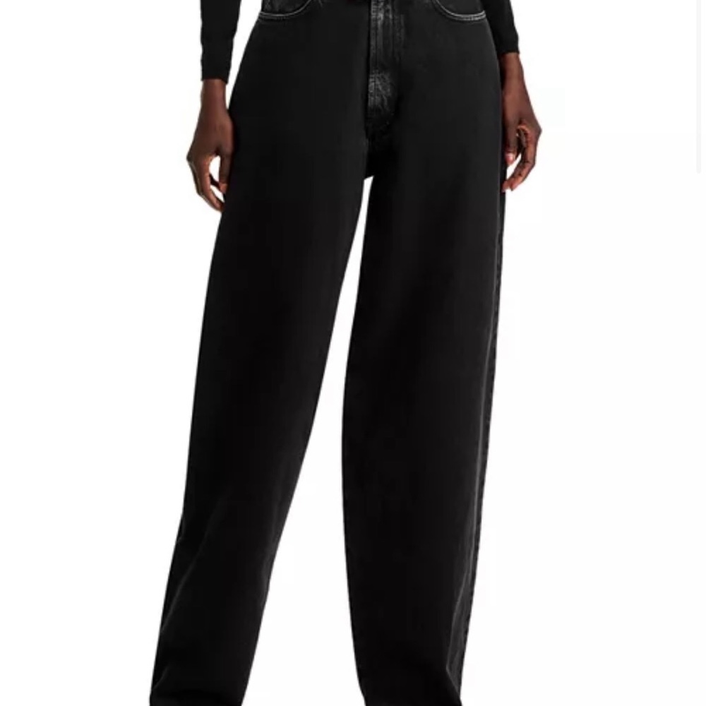 Ronny Kobo Naomi Washed Wide-Leg Jeans